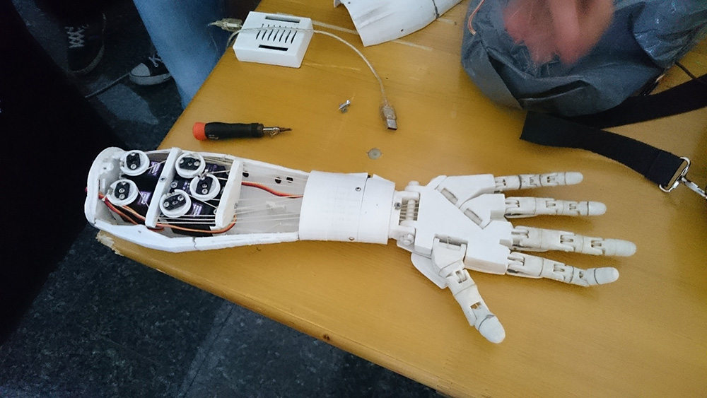 3D printed arm